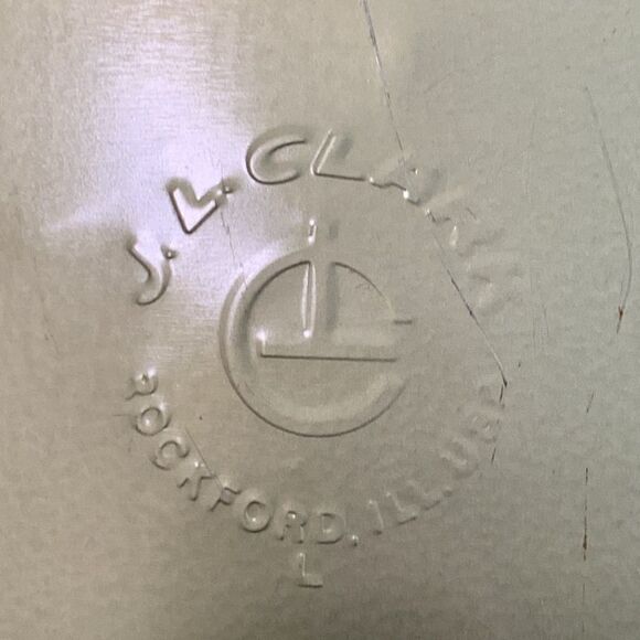 Vintage Mid Century J L Clark Metal
Trash Can Wastebasket Lamp Book Clock Pen - Picture 7 of 17